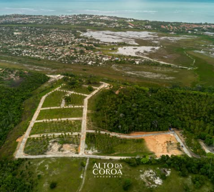 Loteamento planejado na costa da Bahia integrado à vegetação